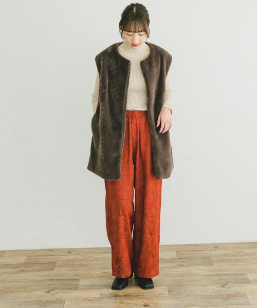 ITEMS URBANRESEARCH(アイテムズ アーバンリサーチ)の「フェイクファージレ(その他アウター・レディース・ブラウン/グレー・FREE)」の14枚目の写真