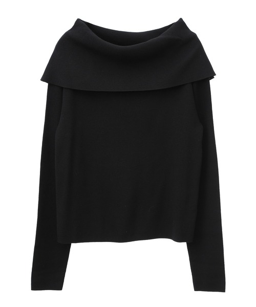 YECCA VECCA（イェッカヴェッカ）の「オフショルニット（ニット/セーター・レディース・ラベンダー/ブラック/アイボリー/レッド・FREE）」の15枚目の写真