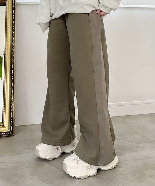 Nana（ナナ）の「バイカラースウェットパンツ（スウェットパンツ・レディース・ブラウン/カーキ・FREE）」の7枚目の写真
