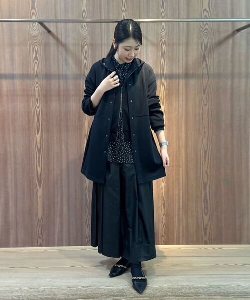 COMME CA(コムサ)の「【セットアップ対応】ウェーブサテンドットプリント シャツ(シャツ/ブラウス・レディース・オフホワイト・11号)」の17枚目の写真