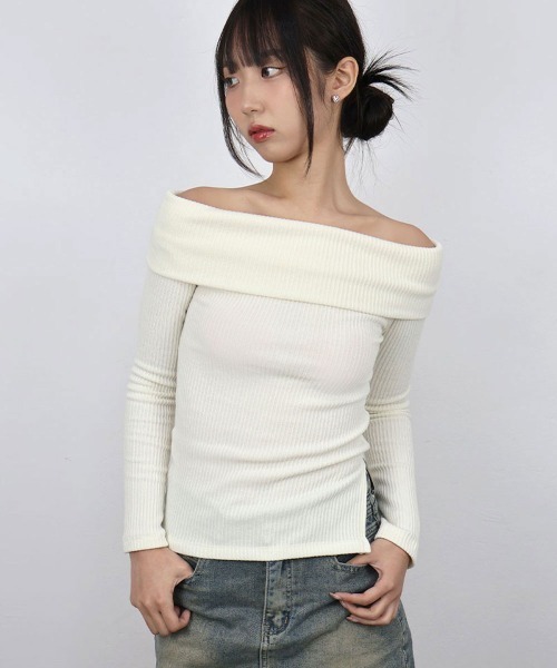 【美品】MARNO オフショルダー ニット 長袖 楽天市場】オフショルダー ニットワンピース 全3色 マーメイド