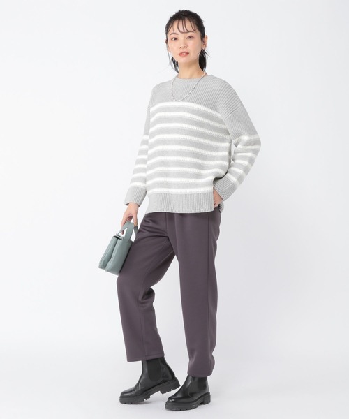 studio CLIP（スタディオクリップ）の「《ウタオ》軽量ボンディングパンツ（スウェットパンツ・レディース・モカ/チャコール・FREE）」の5枚目の写真