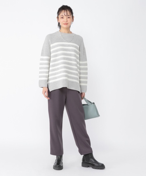 studio CLIP（スタディオクリップ）の「《ウタオ》軽量ボンディングパンツ（スウェットパンツ・レディース・モカ/チャコール・FREE）」の6枚目の写真