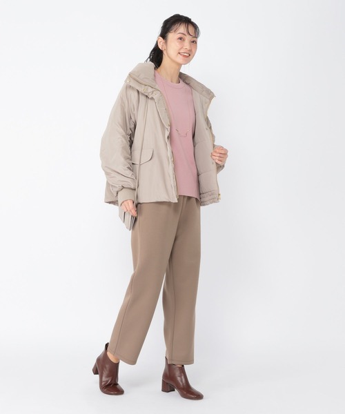 studio CLIP（スタディオクリップ）の「《ウタオ》軽量ボンディングパンツ（スウェットパンツ・レディース・モカ/チャコール・FREE）」の12枚目の写真