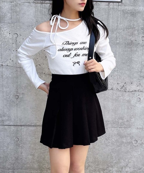 INGNI（イング）の「ボックスプリーツスカパン(セットアップ対応)（スカート・レディース・ベージュ/ブラック/グレー/オフホワイト・FREE）」の17枚目の写真