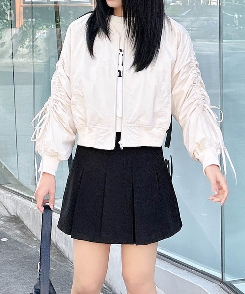 INGNI（イング）の「ボックスプリーツスカパン(セットアップ対応)（スカート・レディース・ベージュ/ブラック/グレー/オフホワイト・FREE）」の18枚目の写真