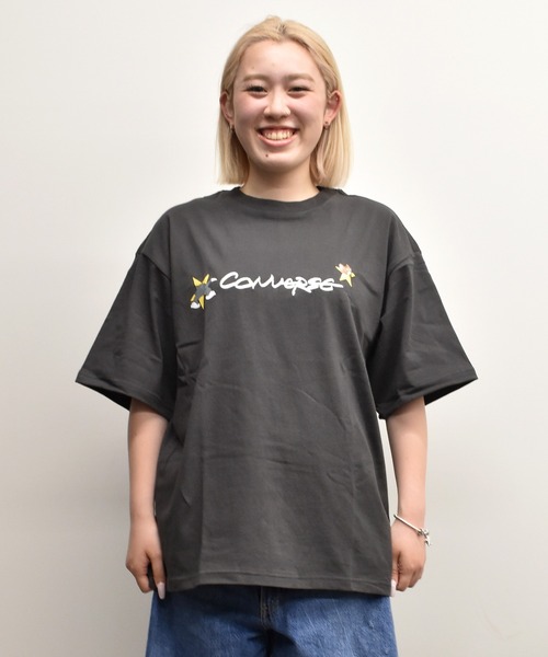 CONVERSE（コンバース）の「CONVERSE/コンバース CV X TOMｼｼｭｳBIGTｼｬﾂ Tシャツ 5287-5811（Tシャツ/カットソー・レディース・ホワイト系その他/ブラック系その他2/ブラック系その他/ホワイト系その他2・M）」の3枚目の写真