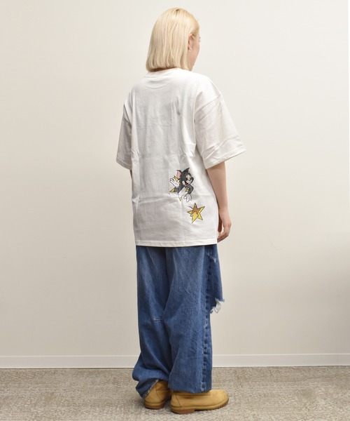 CONVERSE（コンバース）の「CONVERSE/コンバース CV X TOMｼｼｭｳBIGTｼｬﾂ Tシャツ 5287-5811（Tシャツ/カットソー・レディース・ホワイト系その他/ブラック系その他2/ブラック系その他/ホワイト系その他2・M）」の9枚目の写真