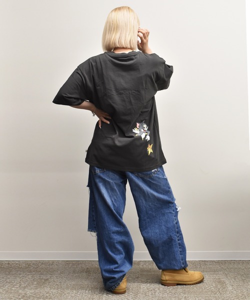 CONVERSE（コンバース）の「CONVERSE/コンバース CV X TOMｼｼｭｳBIGTｼｬﾂ Tシャツ 5287-5811（Tシャツ/カットソー・レディース・ホワイト系その他/ブラック系その他2/ブラック系その他/ホワイト系その他2・M）」の15枚目の写真
