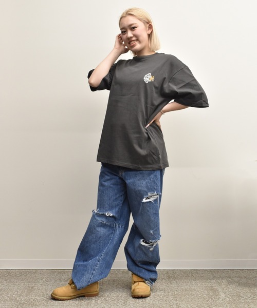 CONVERSE（コンバース）の「CONVERSE/コンバース CV X TOMｼｼｭｳBIGTｼｬﾂ Tシャツ 5287-5811（Tシャツ/カットソー・レディース・ホワイト系その他/ブラック系その他2/ブラック系その他/ホワイト系その他2・M）」の17枚目の写真