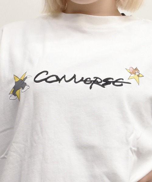 CONVERSE（コンバース）の「CONVERSE/コンバース CV X TOMｼｼｭｳBIGTｼｬﾂ Tシャツ 5287-5811（Tシャツ/カットソー・レディース・ホワイト系その他/ブラック系その他2/ブラック系その他/ホワイト系その他2・M）」の19枚目の写真