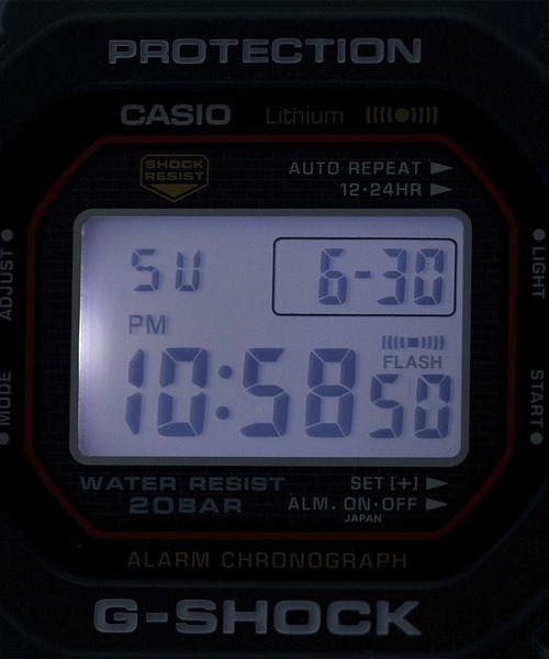 G-SHOCK（ジーショック）の「G-SHOCK/ジーショック 腕時計 "初代G-SHOCK 復刻モデル" DW-5000R-1AJF（デジタル腕時計・メンズ・ブラック・FREE）」の10枚目の写真