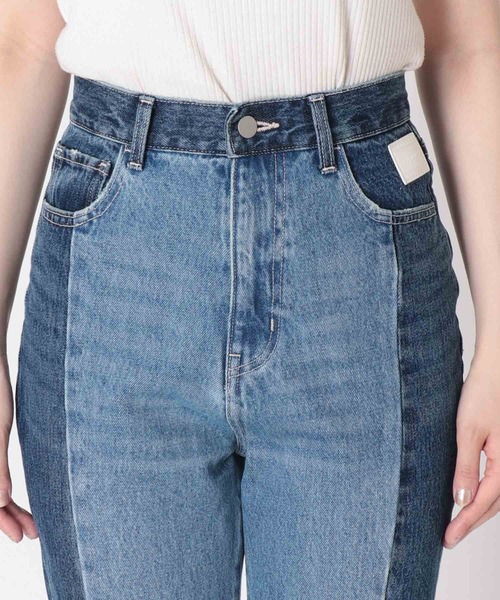 Three Four Time(スリーフォータイム)の「配色デニムパンツ(デニムパンツ・レディース・インディゴブルー・S/M)」の15枚目の写真
