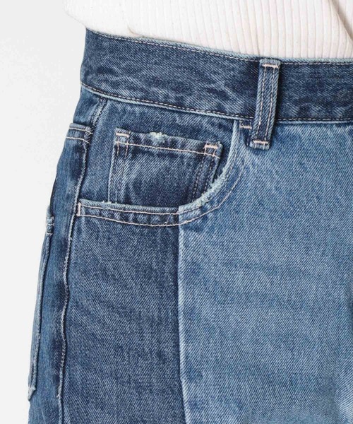 Three Four Time(スリーフォータイム)の「配色デニムパンツ(デニムパンツ・レディース・インディゴブルー・S/M)」の18枚目の写真