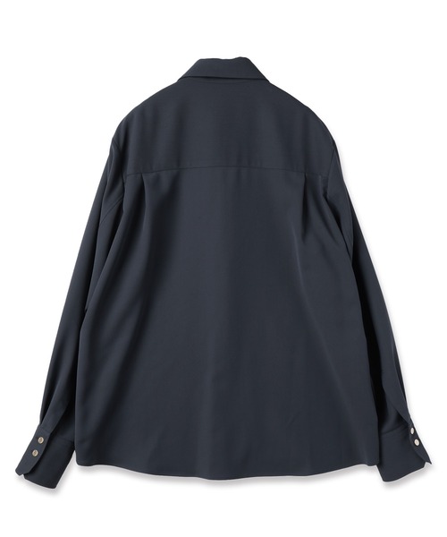 CULLNI(クルニ)の「Dry Karsey Bow Tie Long Sleeve Shirt(シャツ/ブラウス・メンズ・ホワイト/グリーン/ブルー/ブラック/ブルーグレー・0/1/2)」の16枚目の写真