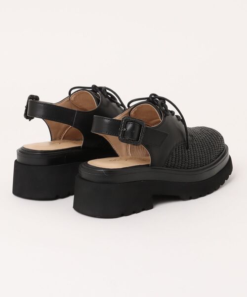 あしながおじさん（アシナガオジサン）の「軽量｜バックスリングシューズ　7410019（その他シューズ・レディース・アイボリー/ブラック・23.5cm/23cm/24.5cm/24cm/22.5cm）」の3枚目の写真