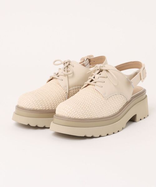 あしながおじさん（アシナガオジサン）の「軽量｜バックスリングシューズ　7410019（その他シューズ・レディース・アイボリー/ブラック・23.5cm/23cm/24.5cm/24cm/22.5cm）」の5枚目の写真