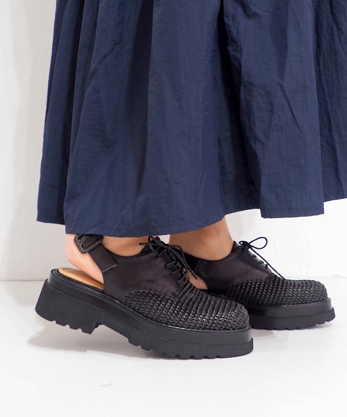 あしながおじさん（アシナガオジサン）の「軽量｜バックスリングシューズ　7410019（その他シューズ・レディース・アイボリー/ブラック・23.5cm/23cm/24.5cm/24cm/22.5cm）」の9枚目の写真