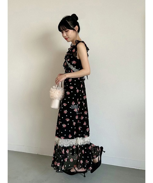 【LILY BROWN × ANNA SUI】バリエ柄ワンピース LILY BROWN × ANNA SUI】バリエ柄ワンピース（マキシ丈/ロング