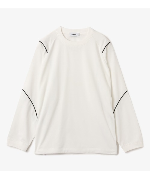 atmos(アトモス)の「atmos Piping LS T-shirt / アトモス パイピング LS Tシャツ(Tシャツ/カットソー・メンズ・ブラック/ホワイト・M/XL/L)」の2枚目の写真