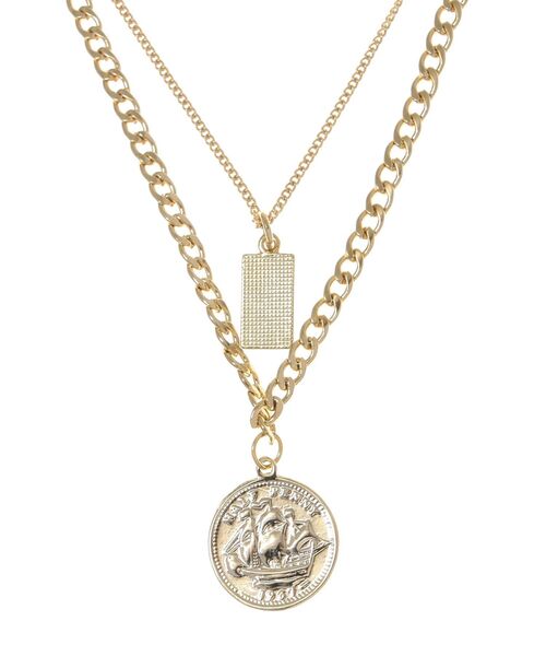 EVRIS（エヴリス）の「3連チェーンネックレス（ネックレス・レディース・シルバー/ゴールド・FREE）」の14枚目の写真