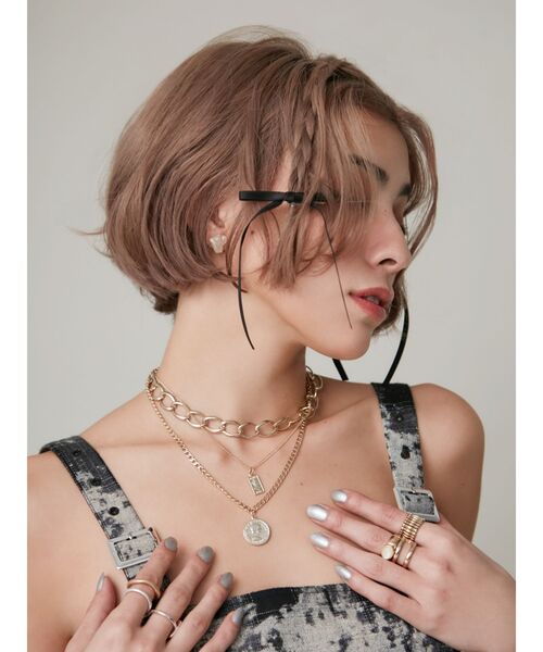 EVRIS（エヴリス）の「3連チェーンネックレス（ネックレス・レディース・シルバー/ゴールド・FREE）」の17枚目の写真