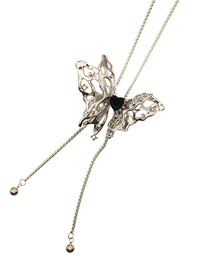 KONVINI（コンビニ）の「【Ammi majus】バタフライスライドネックレス（ネックレス）」