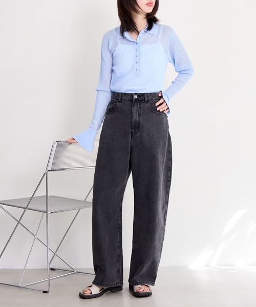 HIMIKO(ヒミコ)の「【Made in Japan】【HIMIKO】トラックソールトングサンダル/651222(サンダル・レディース・アイボリー/ブラック/ラベンダー・25.5cm/25.0cm/24.0cm/23.5cm/22.5cm/22.0cm/26.0cm/24.5cm/23.0cm)」の9枚目の写真