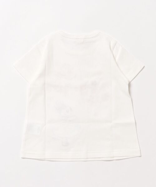 KP(ケーピー)の「日本製/桜mimi半袖Tシャツ(100~160)(Tシャツ/カットソー・キッズ・ピンク/オフホワイト・140cm/130cm/120cm/100cm/110cm)」の3枚目の写真