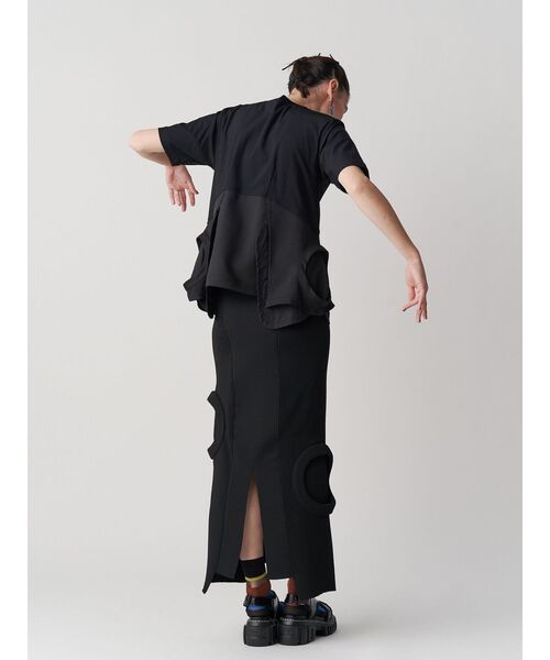 UN3D.（アンスリード）の「ASYMMETRY SHEER SOCKS / アシンメトリーシアーソックス（ソックス/靴下・レディース・ターコイズブルー/ブルー・FREE）」の9枚目の写真