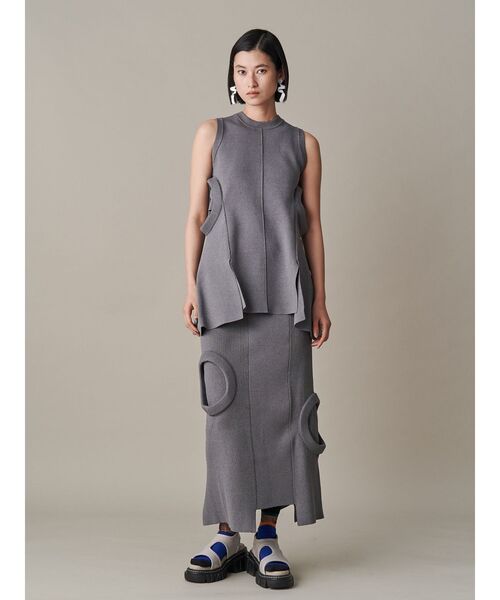 UN3D.（アンスリード）の「ASYMMETRY SHEER SOCKS / アシンメトリーシアーソックス（ソックス/靴下・レディース・ターコイズブルー/ブルー・FREE）」の13枚目の写真