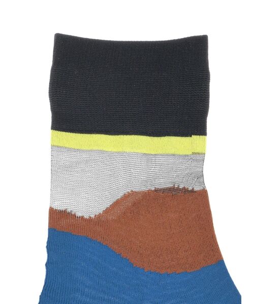 UN3D.（アンスリード）の「ASYMMETRY SHEER SOCKS / アシンメトリーシアーソックス（ソックス/靴下・レディース・ターコイズブルー/ブルー・FREE）」の17枚目の写真