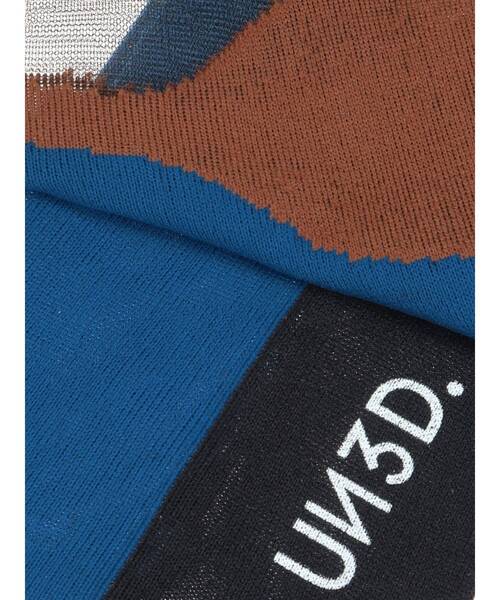 UN3D.（アンスリード）の「ASYMMETRY SHEER SOCKS / アシンメトリーシアーソックス（ソックス/靴下・レディース・ターコイズブルー/ブルー・FREE）」の22枚目の写真