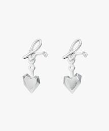agnès b. シルバー スタッドピアス
