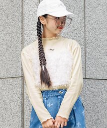 algy | テープヤーンビスチェ&リブロンTセット(Tシャツ/カットソー)