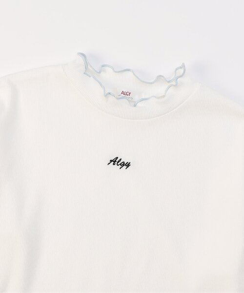 algy（アルジー）の「テープヤーンビスチェ&リブロンTセット（Tシャツ/カットソー・キッズ・ピンク/サックスブルー/オフホワイト・X-SMALL/MEDIUM/XX-SMALL/SMALL）」の6枚目の写真