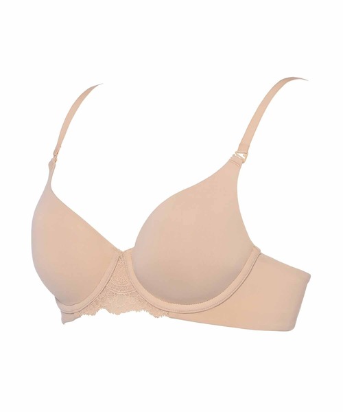 AMOSTYLE BY TRIUMPH(アモスタイルバイトリンプ)の「シームレスカップブラ シグネチャースムース【B,C,Dカップ】 AMST1480 WHU JX(ブラジャー・レディース・ベージュ/グリーン/ブラック・B65/B70/B75/C65/C70/C75/D65/D70/D75)」の13枚目の写真