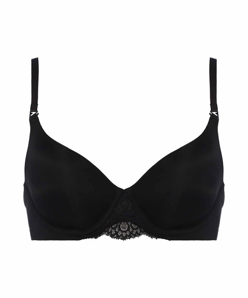AMOSTYLE BY TRIUMPH(アモスタイルバイトリンプ)の「シームレスカップブラ シグネチャースムース【B,C,Dカップ】 AMST1480 WHU JX(ブラジャー・レディース・ベージュ/グリーン/ブラック・B65/B70/B75/C65/C70/C75/D65/D70/D75)」の4枚目の写真