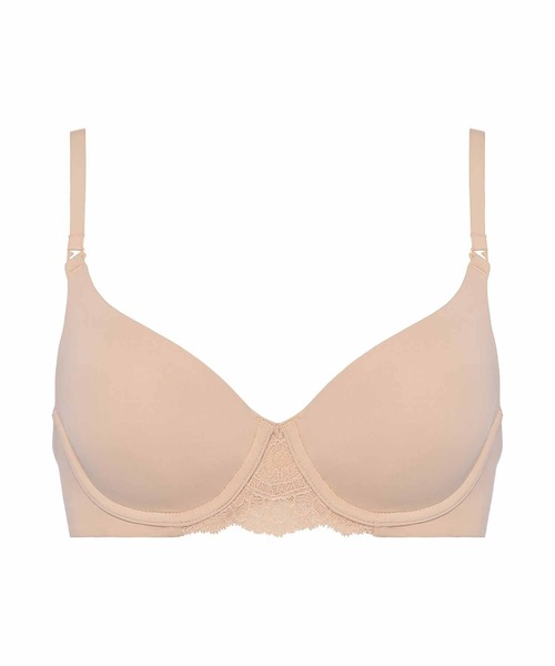 AMOSTYLE BY TRIUMPH(アモスタイルバイトリンプ)の「シームレスカップブラ シグネチャースムース【B,C,Dカップ】 AMST1480 WHU JX(ブラジャー・レディース・ベージュ/グリーン/ブラック・B65/B70/B75/C65/C70/C75/D65/D70/D75)」の5枚目の写真