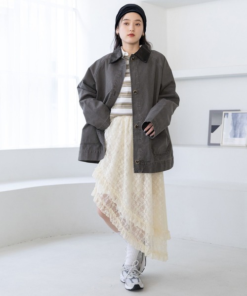 AURALEE グレージュ　カバーオール PROJECTS | Spring Summer 2023 Look Book - AURALEE Official