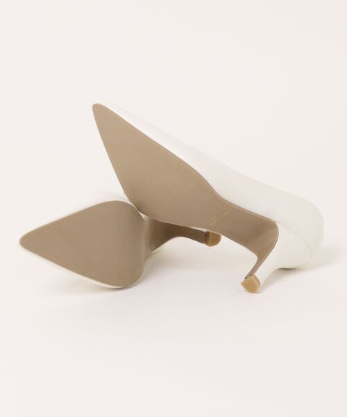 DULCIS REGALO(ドルキス レガロ)の「DulcisRegalo(ドルキスレガロ)8.5cmヒール美脚足長効果ポインテッドトゥパンプス(パンプス・レディース・ゴールド系その他/シルバー系その他/ホワイト系その他/ブラック/ブラック系その他・S/M/L/LL)」の7枚目の写真