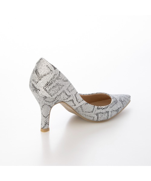 DULCIS REGALO(ドルキス レガロ)の「DulcisRegalo(ドルキスレガロ)8.5cmヒール美脚足長効果ポインテッドトゥパンプス(パンプス・レディース・ゴールド系その他/シルバー系その他/ホワイト系その他/ブラック/ブラック系その他・S/M/L/LL)」の20枚目の写真