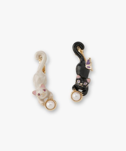 ANNA SUI(アナスイ)の「猫モチーフ イヤリング(イヤリング・レディース・マルチ・FREE)」の1枚目の写真