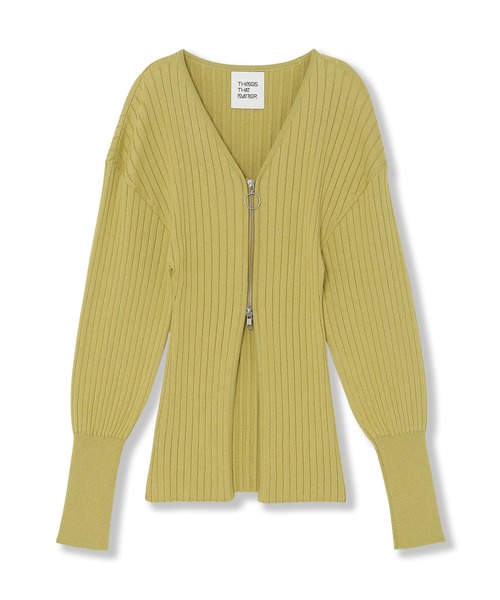 leetaeng84nanamica フロントジップカーディガン leetaeng84nanamica フロントジップカーディガン フロントZIP