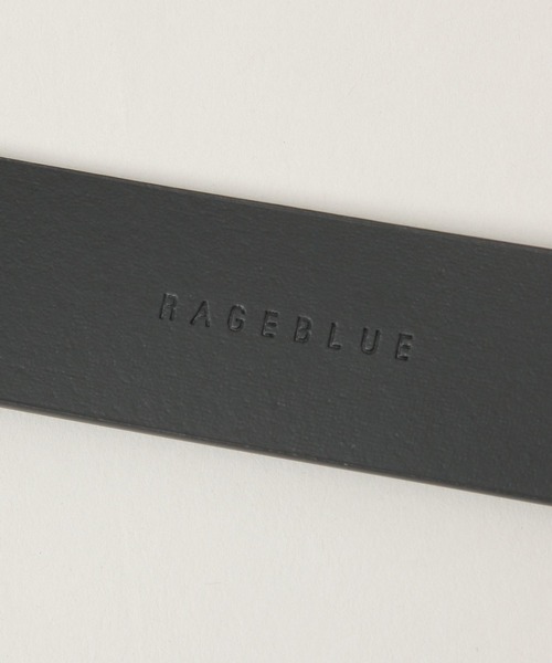 RAGEBLUE(レイジブルー)の「オーバルバックル/フェイクレザーベルト(ベルト・メンズ・ブラック・FREE)」の7枚目の写真
