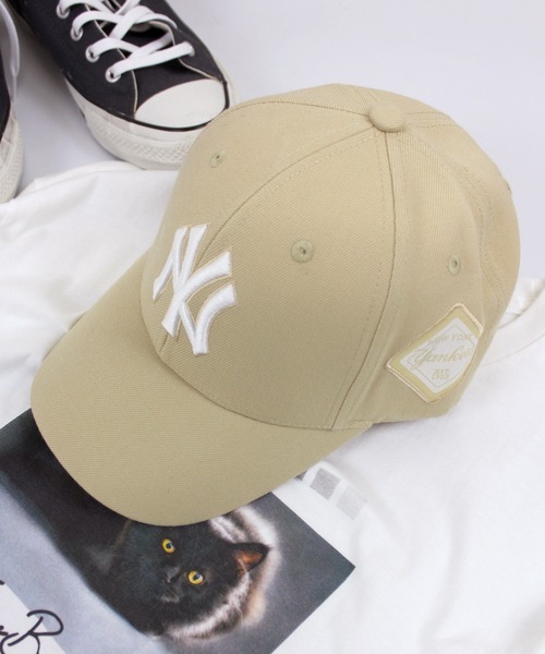 MLB Korea（エムエルビーコリア）の「【MLB】日本未発売モデル MLB Korea エムエルビーコリア ダイヤモンド刺繍ロゴパッチボールキャップ メジャーリーグ べースボール 850185111（キャップ・レディース・ブラック×ホワイト/ベージュ/ホワイト×ピンク/ブルー/グレー/ブラック×ピンク/ブラック系その他/ブラック×ゴールド・FREE）」の8枚目の写真