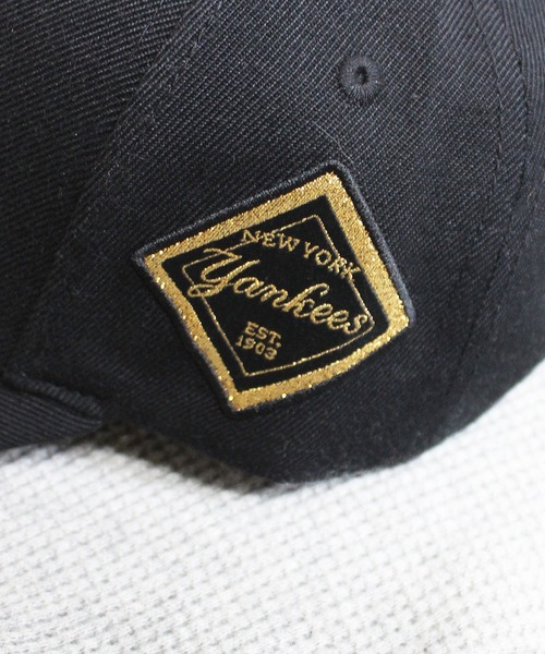 MLB Korea（エムエルビーコリア）の「【MLB】日本未発売モデル MLB Korea エムエルビーコリア ダイヤモンド刺繍ロゴパッチボールキャップ メジャーリーグ べースボール 850185111（キャップ・レディース・ブラック×ホワイト/ベージュ/ホワイト×ピンク/ブルー/グレー/ブラック×ピンク/ブラック系その他/ブラック×ゴールド・FREE）」の15枚目の写真