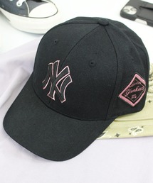 MLB Korea（エムエルビーコリア）の「【MLB】日本未発売モデル MLB Korea エムエルビーコリア ダイヤモンド刺繍ロゴパッチボールキャップ メジャーリーグ べースボール 850185111（キャップ）」