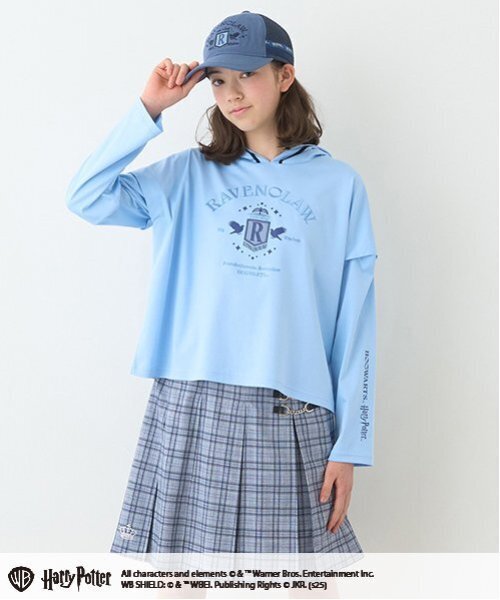 pom ponette junior（ポンポネットジュニア）の「【Harry Potter】2WAYパーカ（Tシャツ/カットソー・キッズ・イエロー/ライトグリーン/オフホワイト/ブルーグレー・L/LL/M/S）」の3枚目の写真