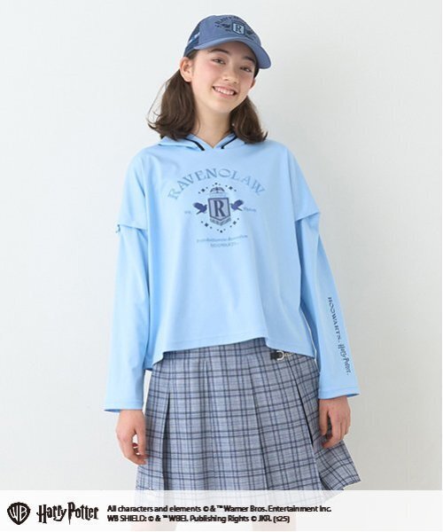 pom ponette junior（ポンポネットジュニア）の「【Harry Potter】2WAYパーカ（Tシャツ/カットソー・キッズ・イエロー/ライトグリーン/オフホワイト/ブルーグレー・L/LL/M/S）」の15枚目の写真